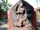 48 Kathmandu Gokarna Mahadev Temple Durga Statue